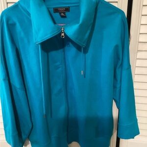 Chaps Denim ladies XL zip up sweatshirt, size XL, NWOT,REDUCED